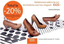 Un nou magazin de încălţăminte şi îmbrăcăminte în Uvertura Mall Botoşani