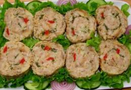 Ruladă din carne tocată