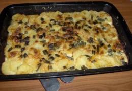 Cartofi noi gratinați