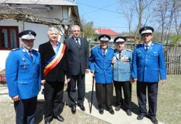 Jandarm în rezervă înaintat în grad la vârsta de 101 ani la Hudești - FOTO