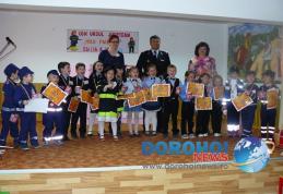 Faza județeană a concursului „Micii pompieri” la  Grădinița „Ștefan cel Mare” Dorohoi – VIDEO/FOTO