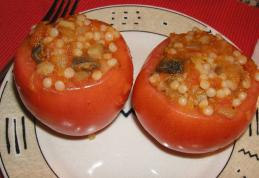 Rosii umplute cu orez si legume