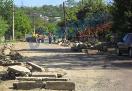 Dorohoiul în şantier. Continuă reabilitarea străzilor