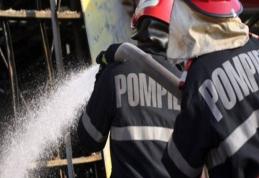 Interventie dificilă a pompierilor dorohoieni pentru stincerea unui incendiu la Suharău