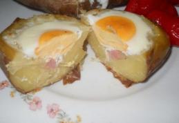 Cartofi copți la cuptor