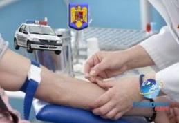 Bărbat din Văculești adus de polițiști la Spitalul Municipal Dorohoi pentru stabilirea alcoolemiei