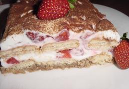 Tiramisu cu căpșuni