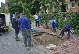 O nouă avarie la conducta de apă din Dorohoi lasă cetăţenii fără apă. Vezi ce zonă este afectată! - FOTO