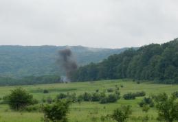 Muniţie neexplodată, distrusă în poligonul din Copălău