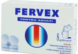 ATENȚIE ! Fervex, retras de pe piață, în urma unor probleme găsite la unul dintre sortimente