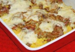 Ficăței de pui cu ciuperci și cașcaval