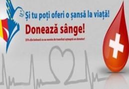 Și tu poți oferi o șansă la viață! Donează sânge!