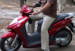 Motoscuter furat din Italia descoperit la Stânca