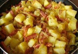 Cartofi țărănești cu afumătură