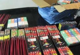 Au inceput confiscarile de petarde si alte materii explozive