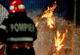 Furaje incendiate din joacă de un copil