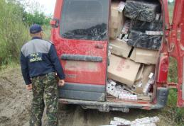Ţigări de peste 340.000 lei reţinute la frontiera cu Ucraina