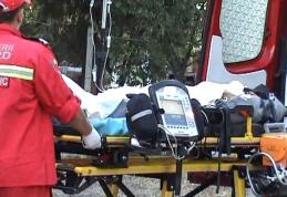 Depășire auto neregulamentară, terminată la spital