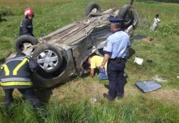 Accident grav produs de un angajat al Spitalului Județean aflat băut la volan - FOTO