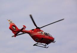 Elicopter SMURD chemat de urgență pentru un bărbat din Leorda care şi-a dat foc