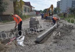 Strada Sașa Pană din Dorohoi intrată într-un amplu proiect de modernizare - FOTO