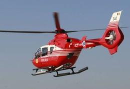Elicopter SMURD chemat pentru a transporta la Iași un bărbat care a suferit un infarct