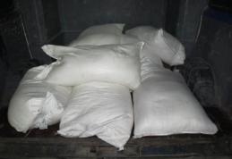 Chevrolet încărcat cu 300 kg de zahăr fără documente legale descoperit de PF Dorohoi