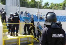Tânăr sancționat de jandarmi pentru că a încercat să intre beat pe stadion