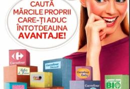 Toate mărcile proprii de la Carrefour propun clienților avantaje!