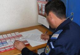 Bărbat din Hudești cercetat penal după ce a fost prins cu țigări de contrabandă în Dorohoi