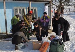 [VIDEO][FOTO] „În prag de sărbători suntem alături de o familie nevoiaşă”