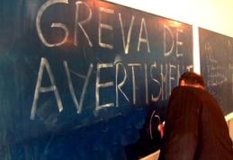 Botoșani: Grevă de avertisment a sindicaliştilor din învăţământ