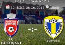 Stadionul Municipal botoșănean găzduiește astăzi meciul FC Botoşani- Petrolul Ploieşti