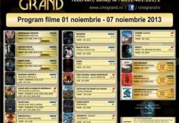 Uvertura Mall: Vezi ce filme rulează la Cine Grand în perioada 1-7 noiembrie 2013!