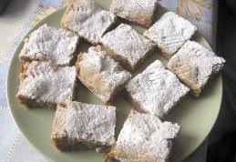 Prăjitură de post cu mere