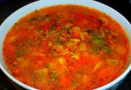 Rețetă de post: Borş cu ciuperci