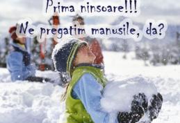 Vom avea primii fulgi de zăpadă, săptămâna viitoare