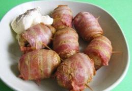 Cartofi rulati in bacon