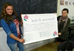 Consumatori europeni la Liceul „Regina Maria” din Dorohoi