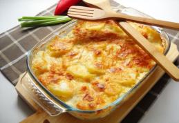 Cartofi gratinați