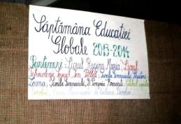 Atitudine şi comportament pentru dezvoltare durabilă, activitate de parteneriat în cadrul „Săptămânii Educaţiei Globale” - FOTO