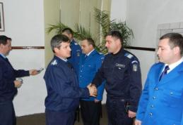 Nouă jandarmi botoșăneni avansați  la gradul următor pentru rezultatele foarte bune obţinute în executarea misiunilor specifice
