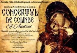 Dorohoienii sunt așteptați astăzi la un Concert tradițional de colinde de Sfântul Andrei