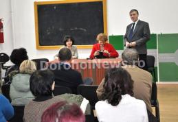 Ședință de lucru cu inspectorul general Mihaela Huncă și profesorii de la Liceul „Al. Vlahuță” Șendriceni