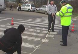 Minoră accidentată pe trecerea de pietoni de o șoferiță neatentă