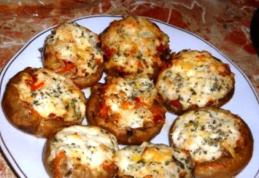 Ciuperci în vin alb