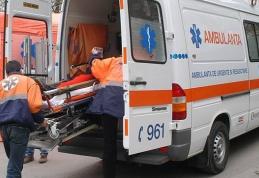 Bărbat cuprins de flăcări, salvat de un pompier care trecea prin zonă