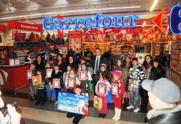 Galerie FOTO - Doi elevi din Dorohoi premiați la concursul de desene organizat de Carrefour. Vezi lista completă a câștigătorilor