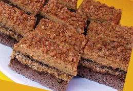 Prăjitură cu nuci și cafea