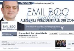 Emil Boc, candidat la președinție pe Facebook